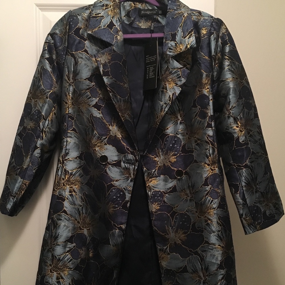 3/4 Satin Blazer